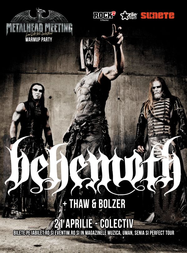 Detalii, book signing si reguli de acces pentru concertul Behemoth de la Bucuresti